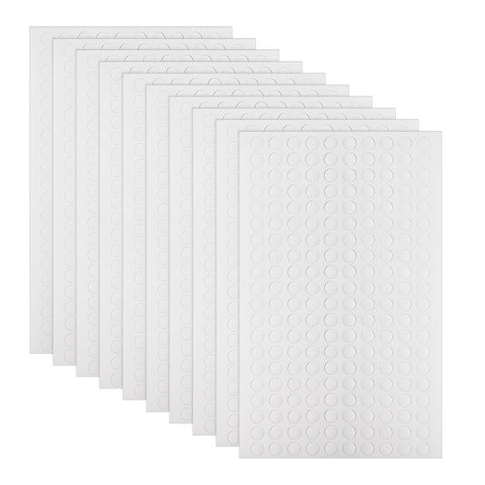 Teaaha 2000PCS Foam Double Sided Sticky Dots 0.23" Round Adhesive Dots Removable, 3D Craft Foam Tape Glue Stickers Dot for DIY Art Craft, Decoration, Party Supplies(6mm)