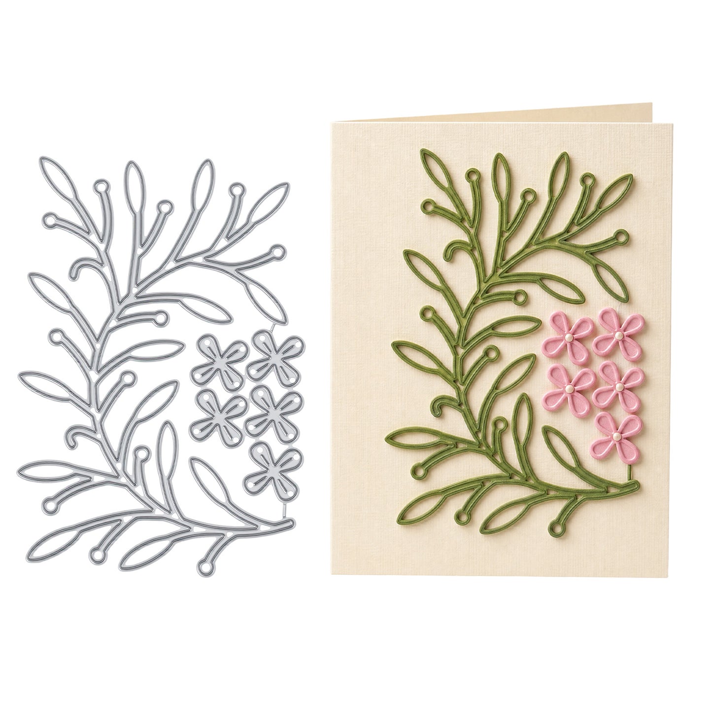 Mabor 3D Flower Metal Die Cuts, Flower Wedding Cutting Dies for Card Making Decorative Cut Stencils for Scrapbook Metal Cutting Dies for Cards DIY Crafts Album Embossing Scrapbooking