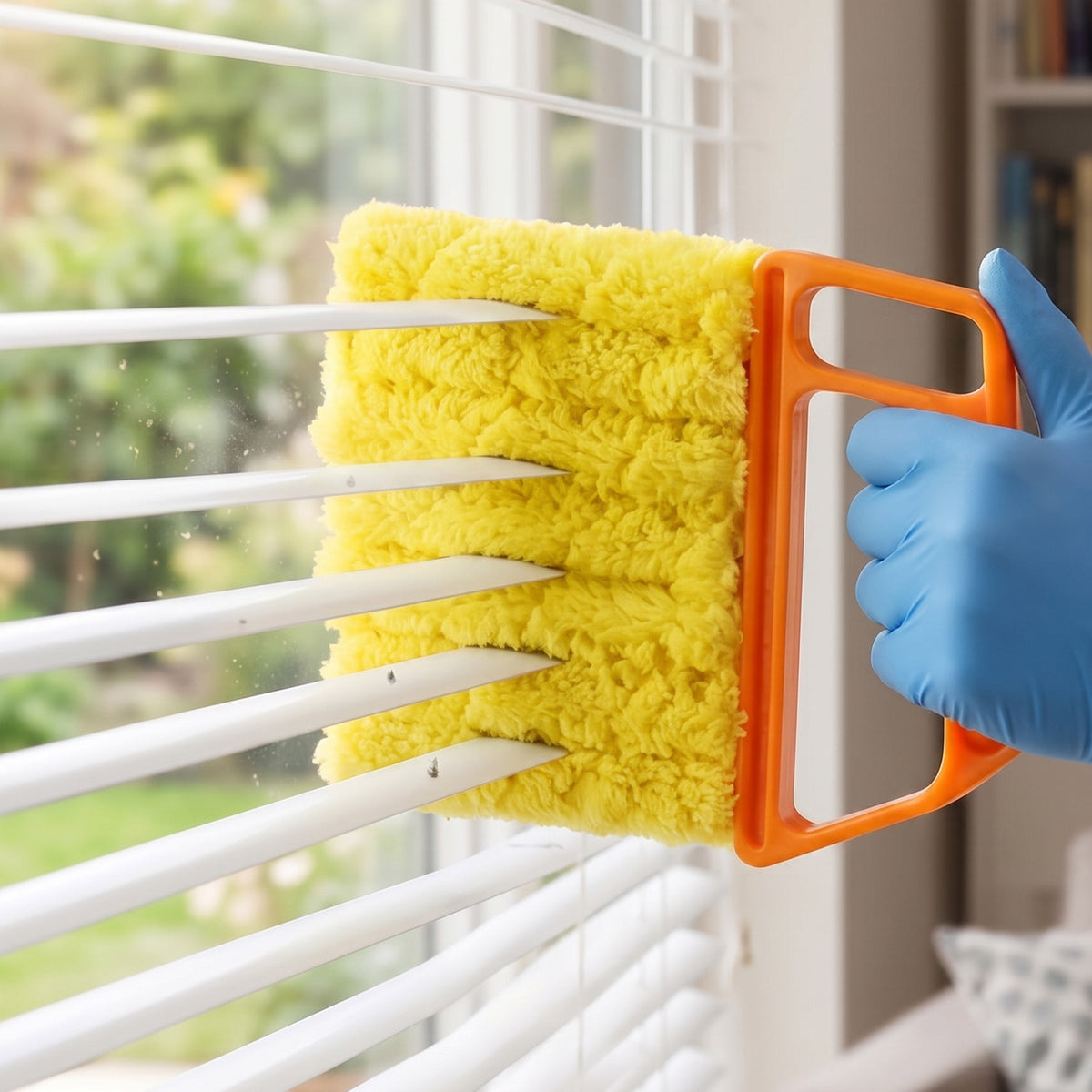 Blind Cleaner Tool, Window Blind Cleaner Duster Tool, Yellow