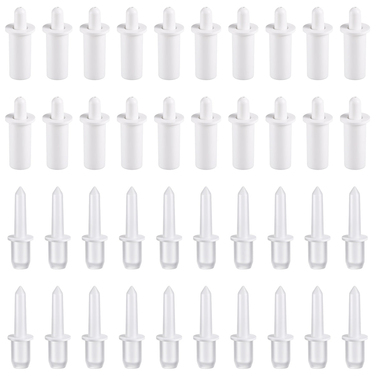 RAHHLIZS 40 Pcs Plantation Shutter Pins Replacement Spring Loaded Pin