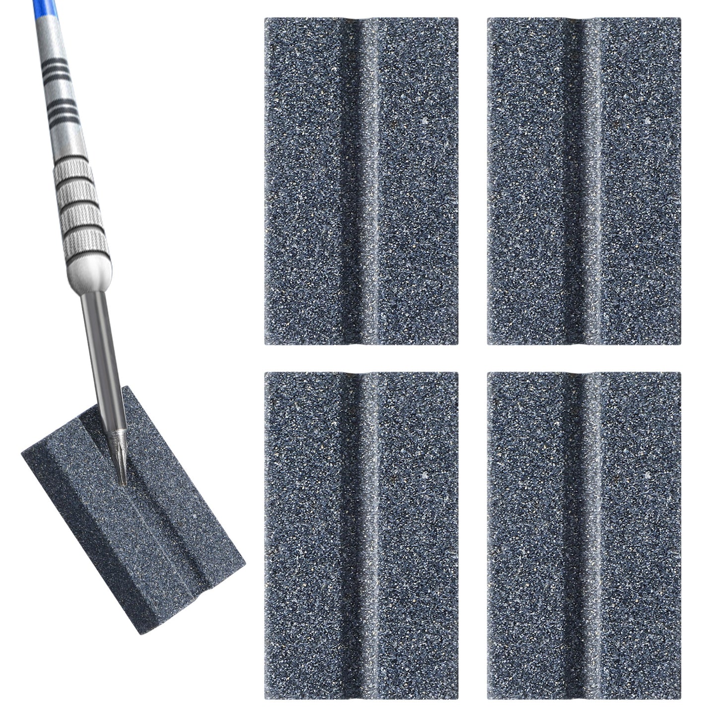 Mabor MS03 Darts V-Sharp Sharpening Sand Stones, Dart Sharpener for Steel Tip, Dart Point Sharpener, Easy Polishing and Deburring, Dart Accessories