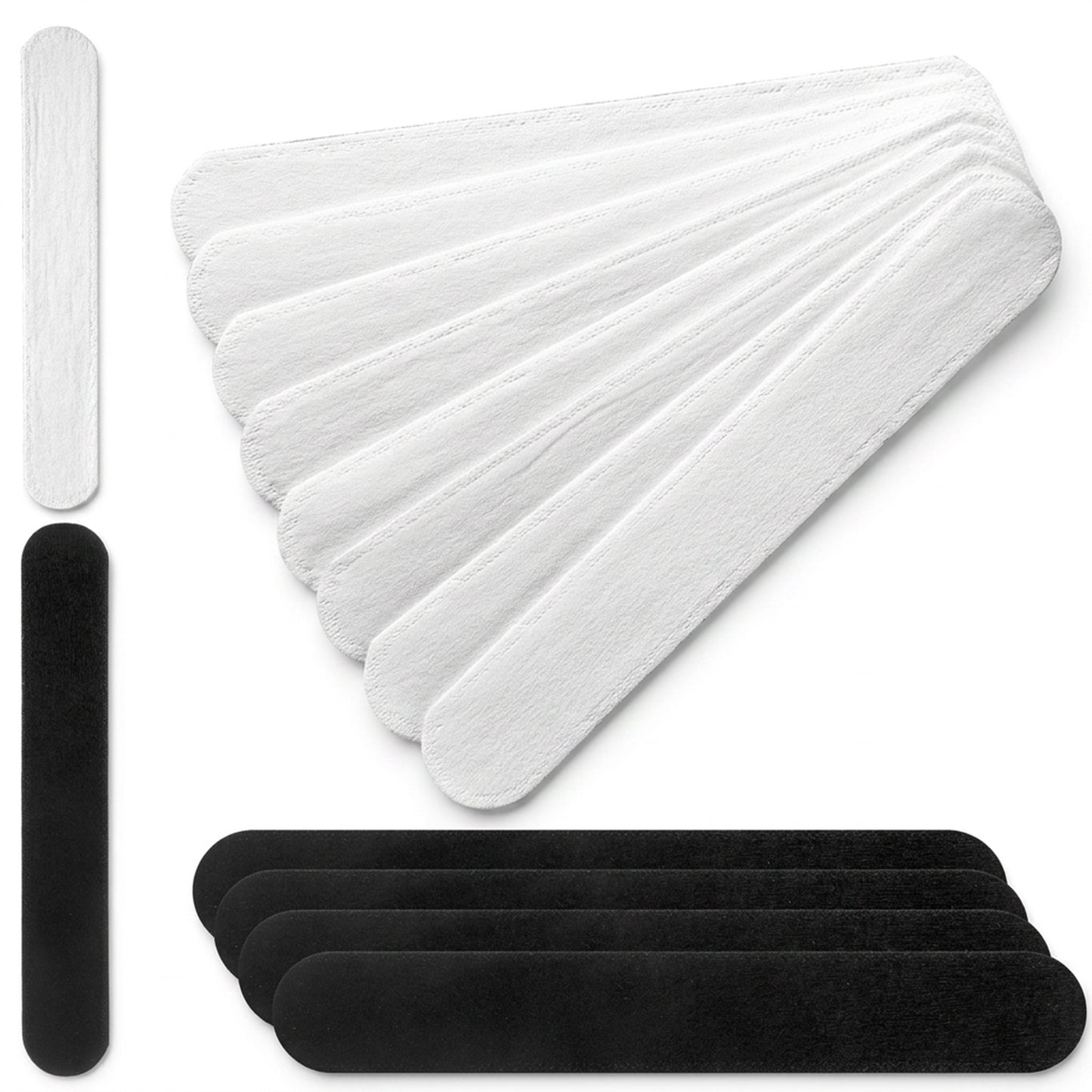 Chsoejuf 40PCS Adhesive Hat Sweat Liner for Baseball Caps Flexible No Sweat