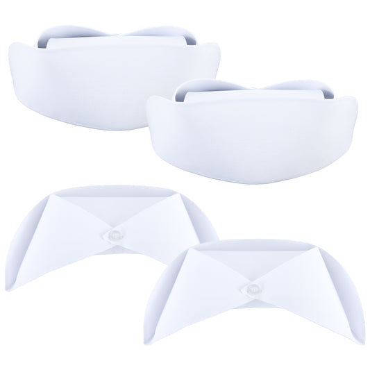 2 Pcs White Nurse Hat Nurses Caps Female Headband Nurse Cap Costume Decorations Accessories Party Supplies Vintage Stage Outfit for Graduation Nursing Party Halloween Cosplay Gifts 14.96 × 6.89 Inch