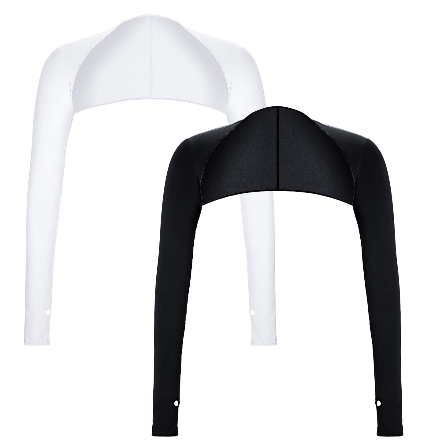 2 Pcs Sleeves To Cover Arms For Women Arm Sleeves For Women Cool Shawl Arm Covers Sun Protection With Finger Holes Uv Protection Arm Covers Cooling Shawl Golf Cooling Shawl Arm Sleeve For Golfing