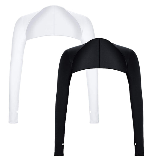 2 Pcs Sleeves To Cover Arms For Women Arm Sleeves For Women Cool Shawl Arm Covers Sun Protection With Finger Holes Uv Protection Arm Covers Cooling Shawl Golf Cooling Shawl Arm Sleeve For Golfing