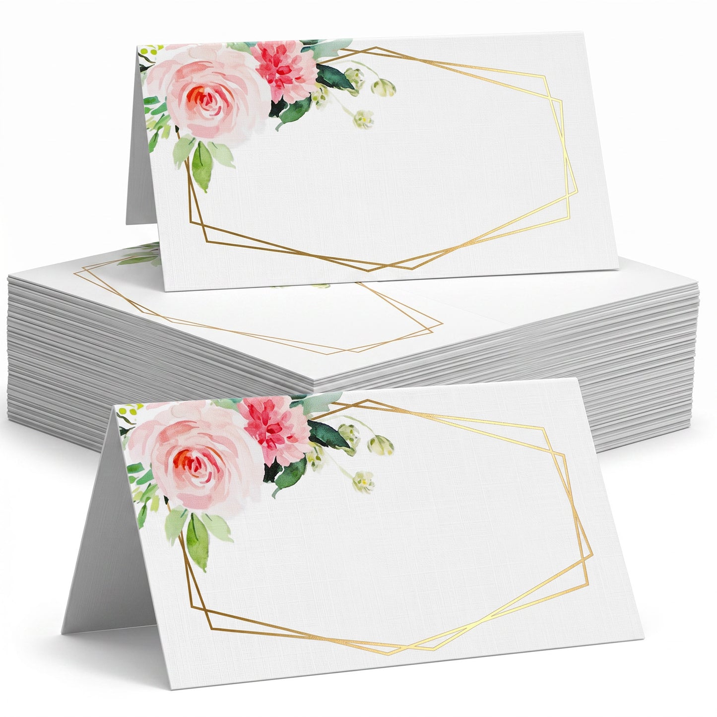 Nogeqi 50PCS Place Cards for Table Setting, Table Name Cards