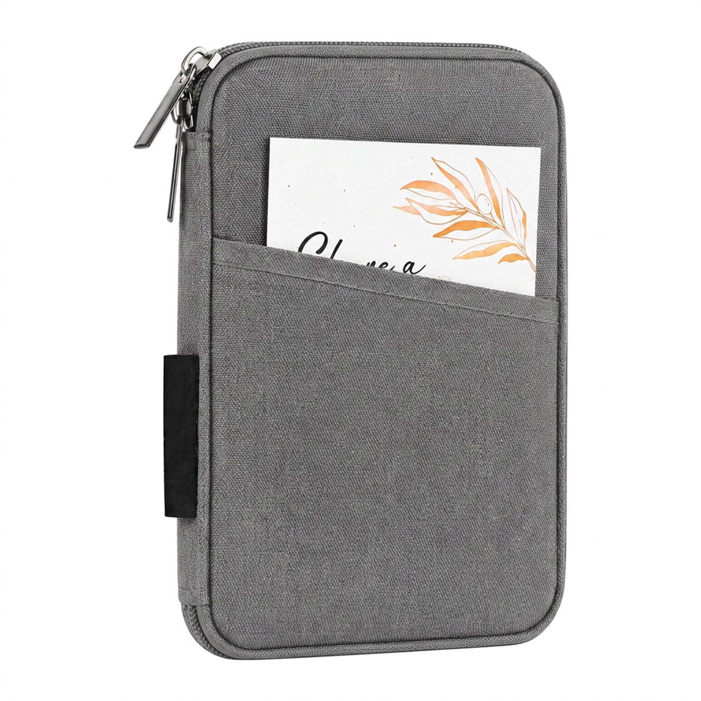 Sorcristy Family Passport Holder for Travel Document Organizer(Gray,Gray)