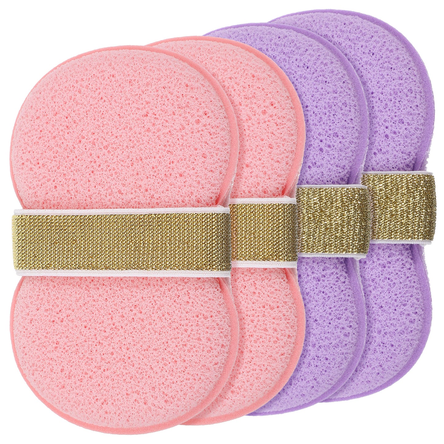 Sorcristy 4PCS Soap Pouch for Deep Exfoliating, Soap Bag Bar Soaps Shower Sponge Loofah Double Layer Design Bath Sponge for Women and Men Body Washing