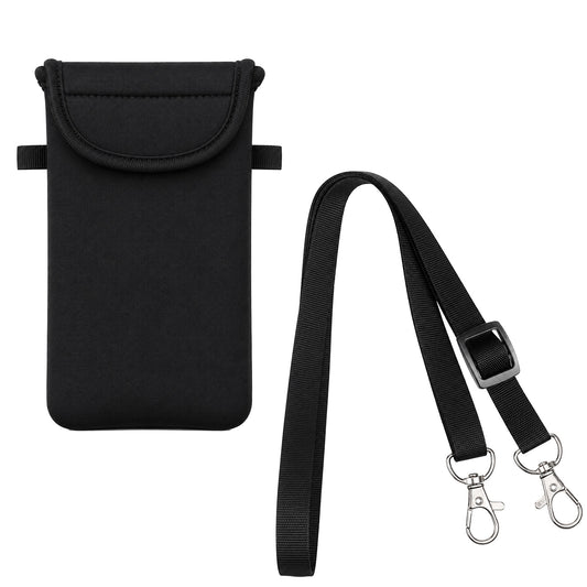 Ymapinc Universal Black Phone Sleeve Pouch Case Pocket for Smartphones